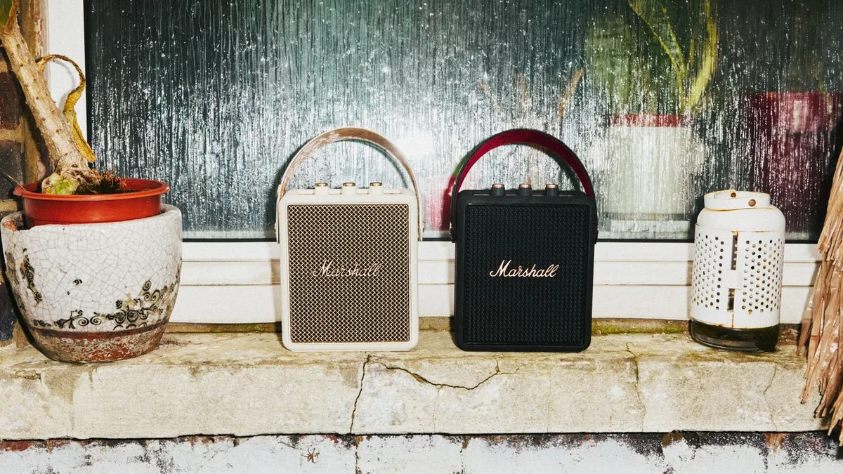  Marshall's guitar amp-inspired Stockwell III is a small, portable speaker with a big battery life 