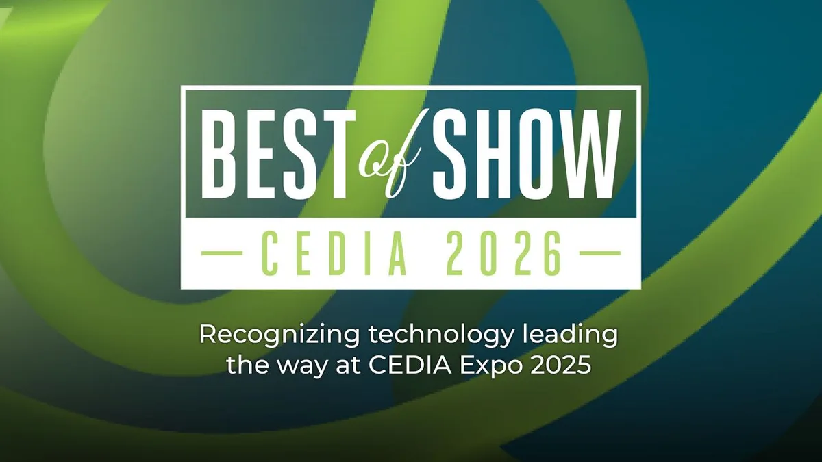  CEDIA Expo 2026 opens Best of Show Award nominations 