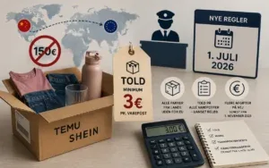 Ny told fra 1. juli: Sådan bliver dine pakker fra Temu og Shein dyrere