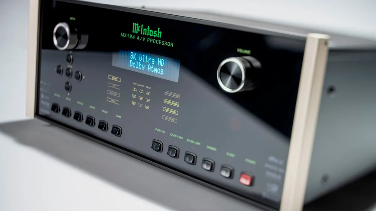  The McIntosh MX124 AV receiver wants to be the beating heart of your monster home cinema setup 