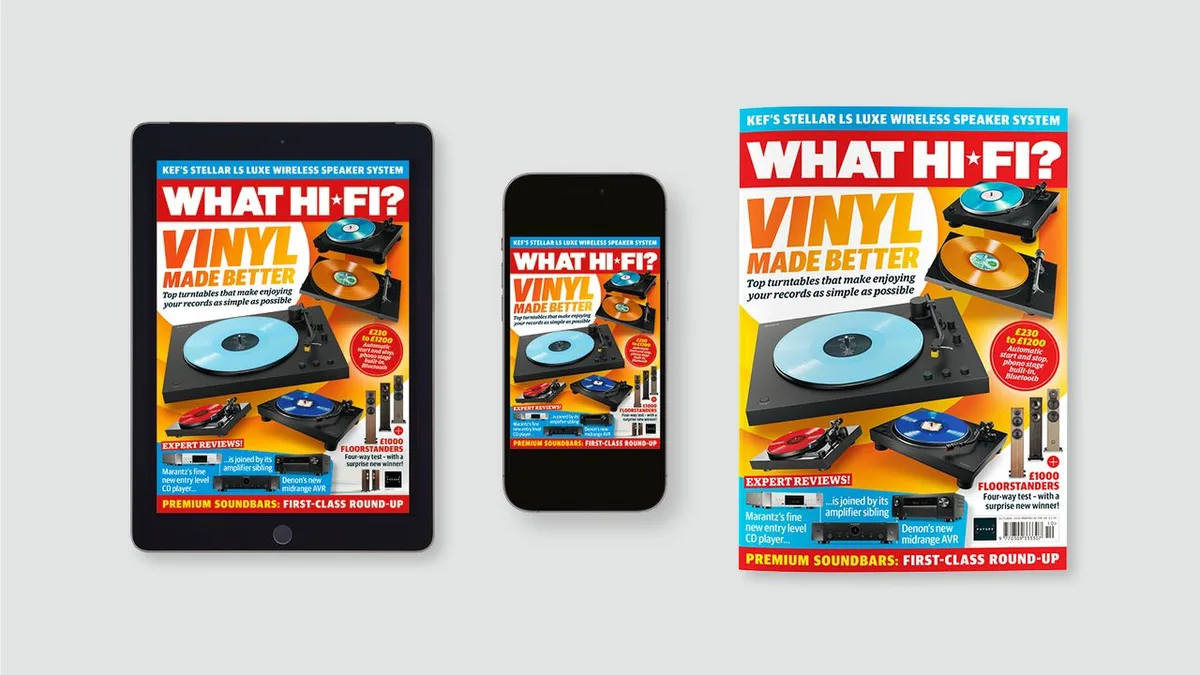  New issue of What Hi-Fi? out now: vinyl made easy with simple yet sensational turntables 