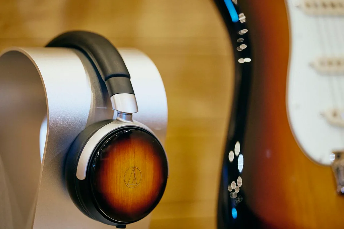  Audio-Technica's wood-clad wired headphones want to emulate "a classic electric guitar" 