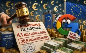 EU-Domstolen fastholder kæmpebøde til Google på over 30 milliarder kroner