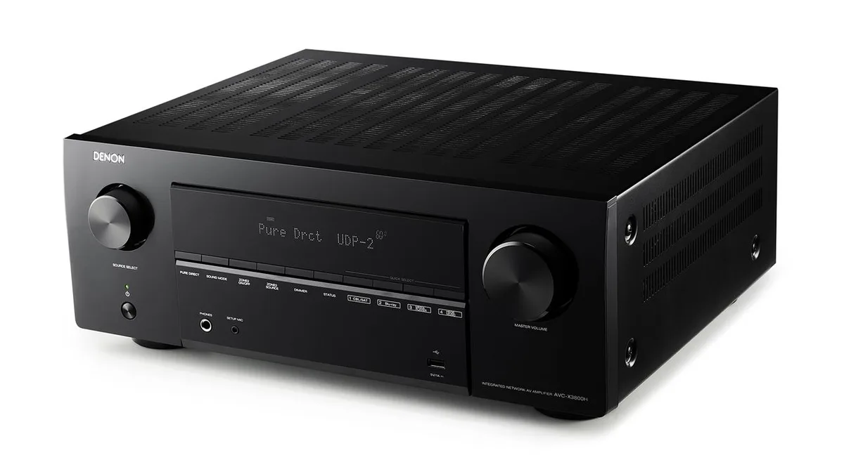  If you're looking for a mid-range AV receiver, this feature-packed, future-proof Denon is an excellent buy 