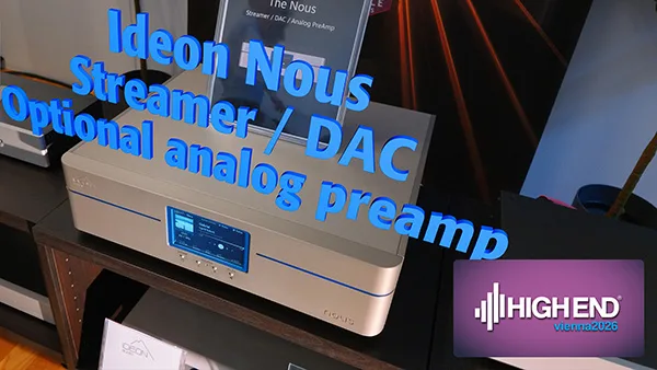 Entre Nous: Ideon Audio streams on at High End Vienna 2026